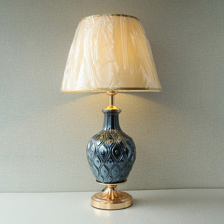 Black Glass Model H . 01 Table Lamp (Pair) for bedrooms