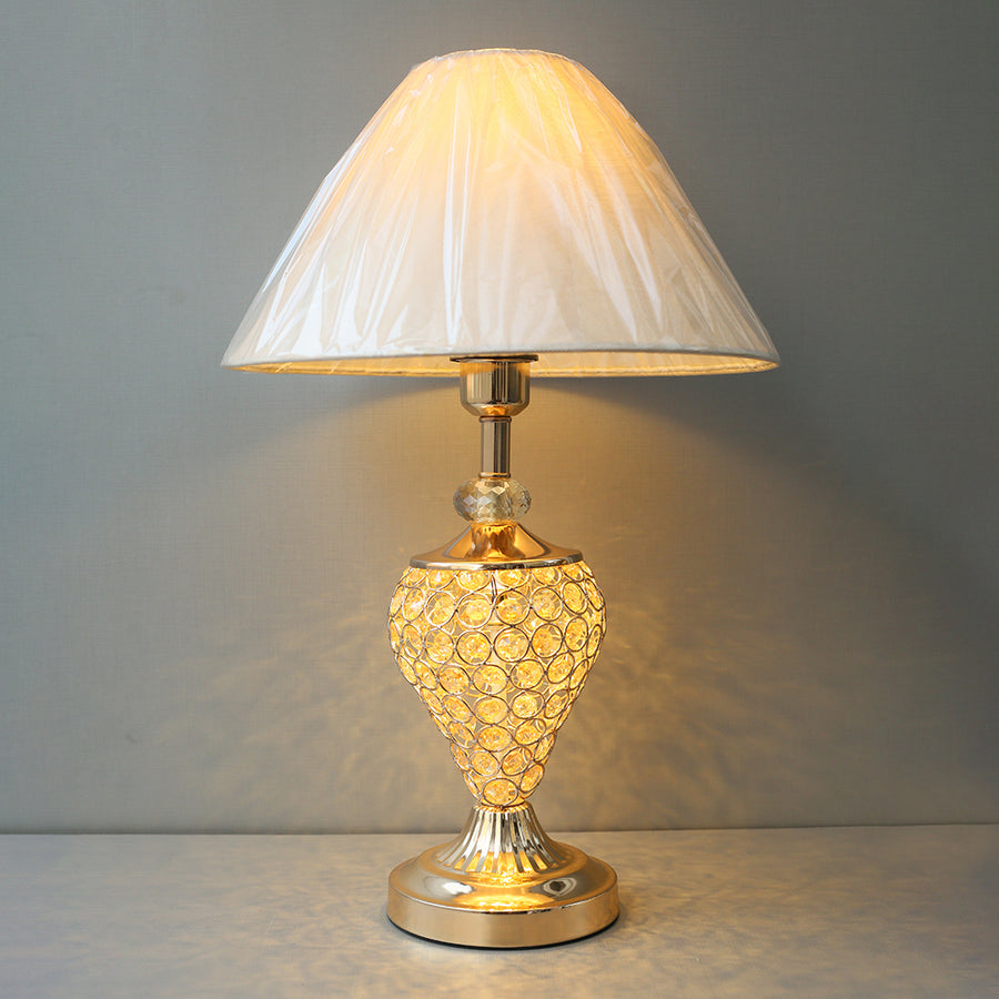 LED Beads Pear Shape French Gold Color Table Lamp (Pair) for bedrooms