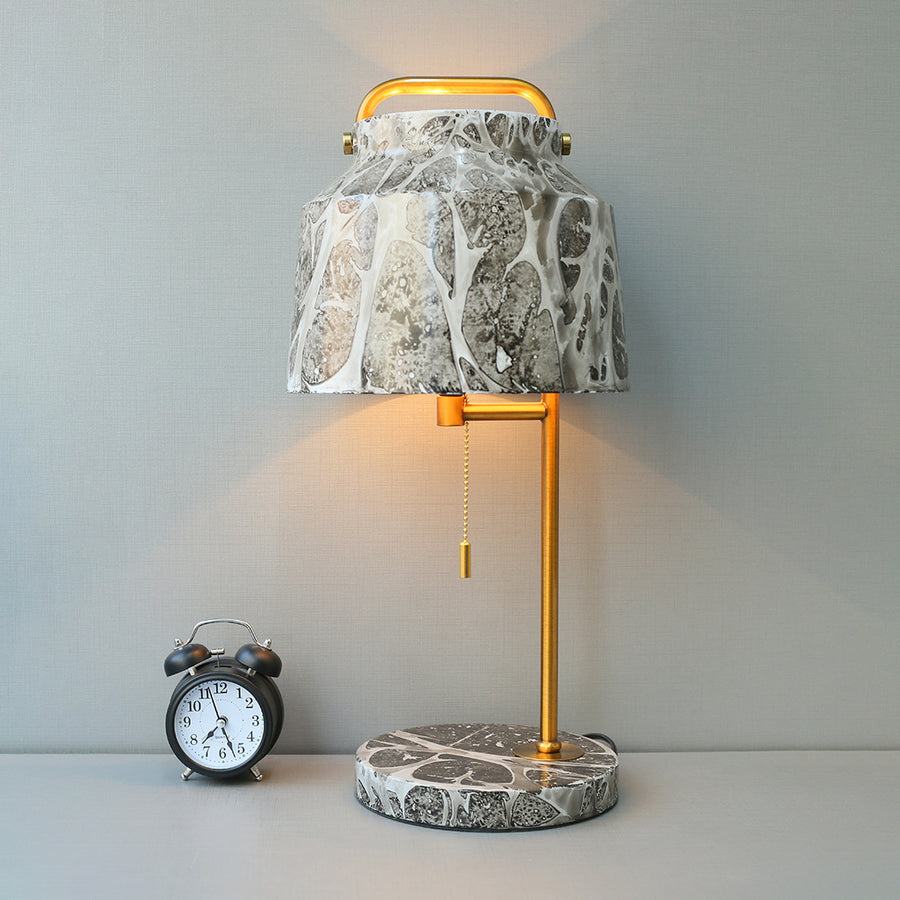 Lampara Grey Texture Study Table Lamp (Each) for bedrooms