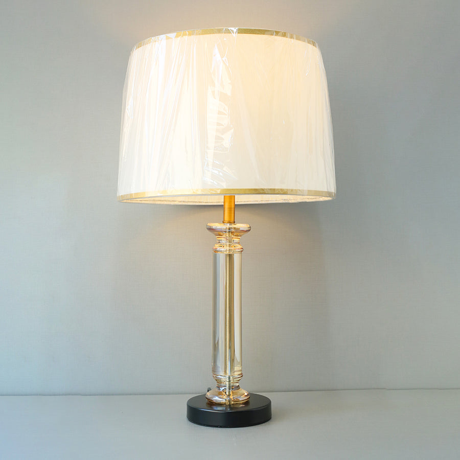 Crystal Column Table Lamps (Pair) for bedrooms