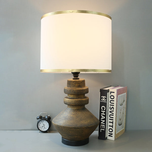 Rustic Mestro Antique Texture Table Lamps (Pair) for bedrooms
