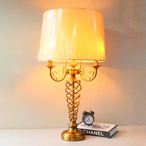 3 Lights Metal 4770 Lounge Table Lamp GB (Each) for bedrooms