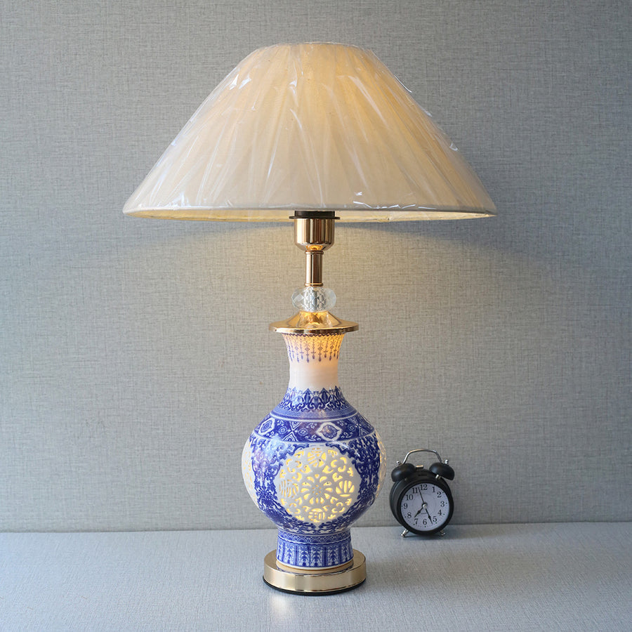 Bluepoetry Bpl 80-1 Double Light Table Lamp (Pair) for bedrooms