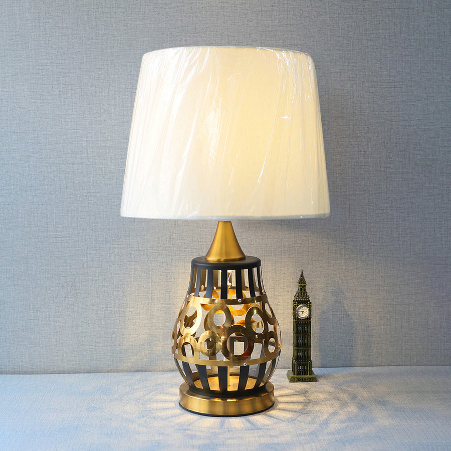 Metal CNC A19 Double Light Table Lamps (Pair) for bedrooms