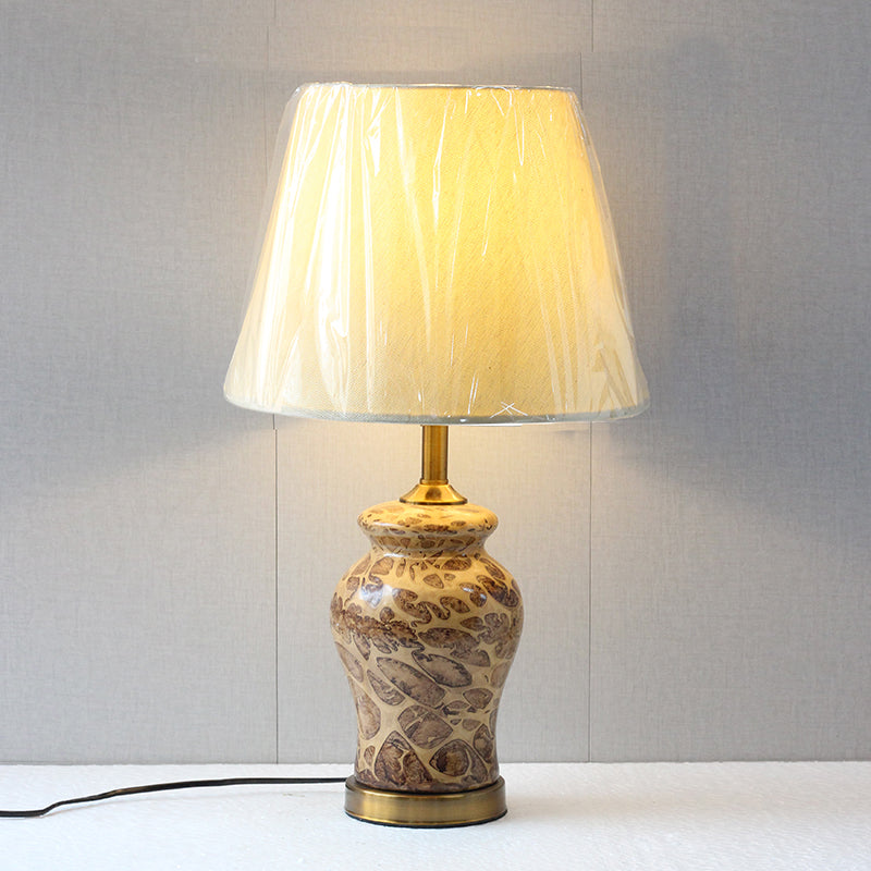 Ceramic Resaim Texture Small Table lamps (Pair) for bedrooms