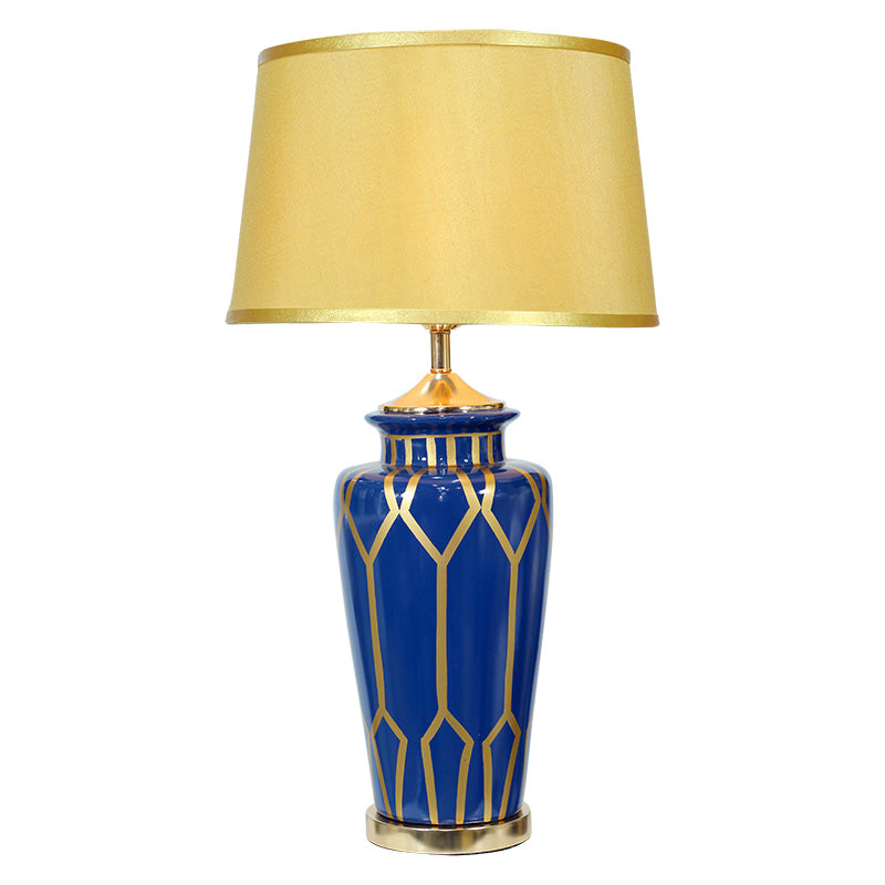 Ceramic HP Blue Large Lounge Lamp(Pair) for bedrooms