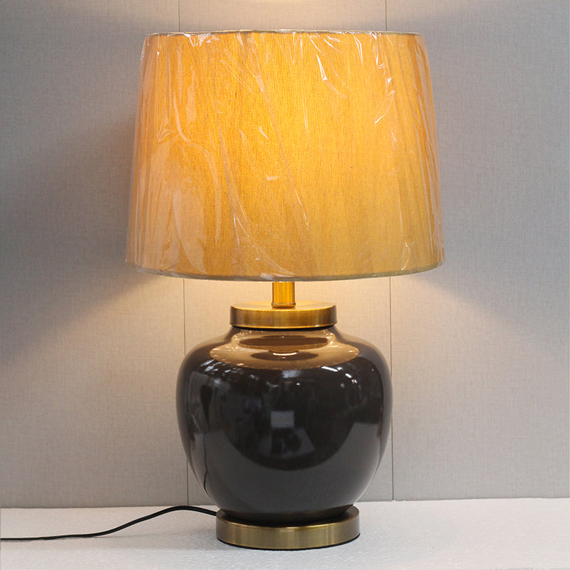Ceramic 2425 Brown Table Lamps (Pair) for bedrooms