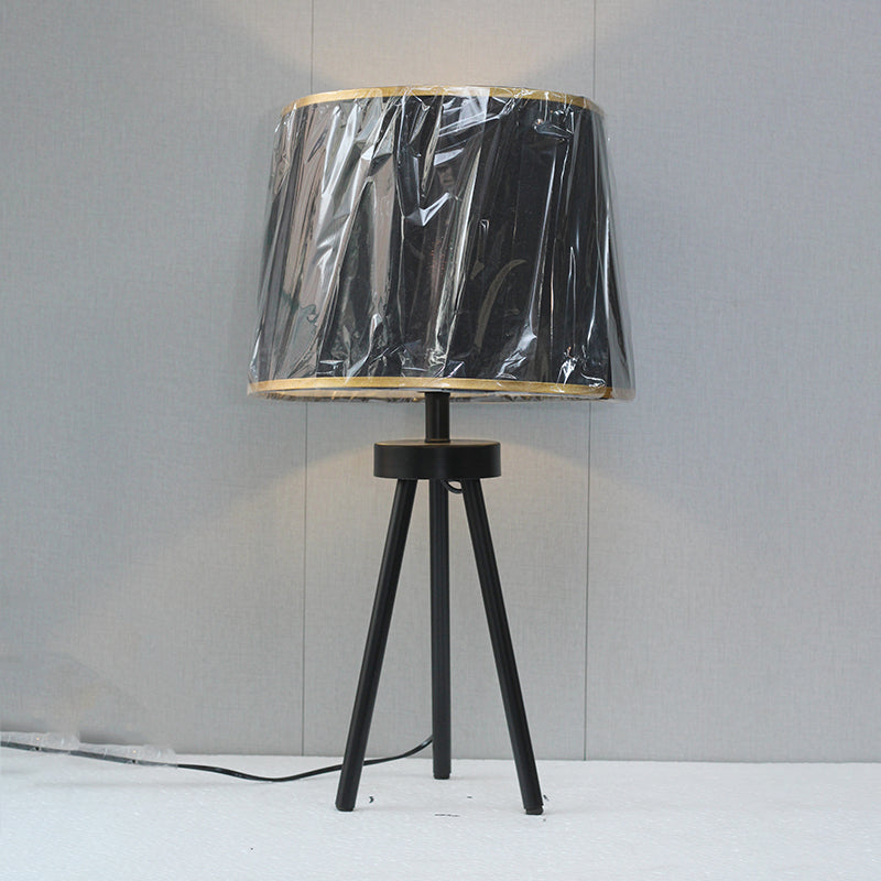 Metal Tripod Black Table Lamps (Pair) for bedrooms