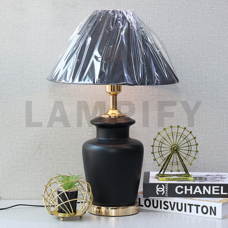 Ceramic Waini M.Black 01 Table Lamps (Pair) for bedrooms