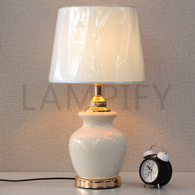 Ceramic G.R Medium Table Lamps (Pair) for bedrooms