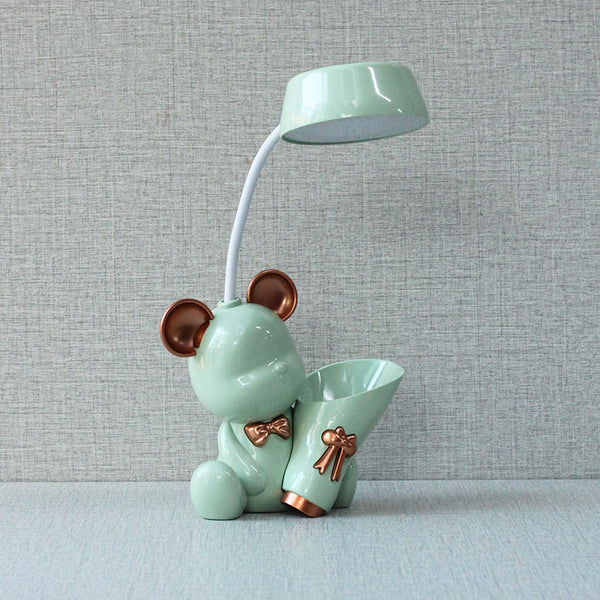 Multi Functional Desk Lamp with Sharpener Model K.24 (Green) for bedrooms