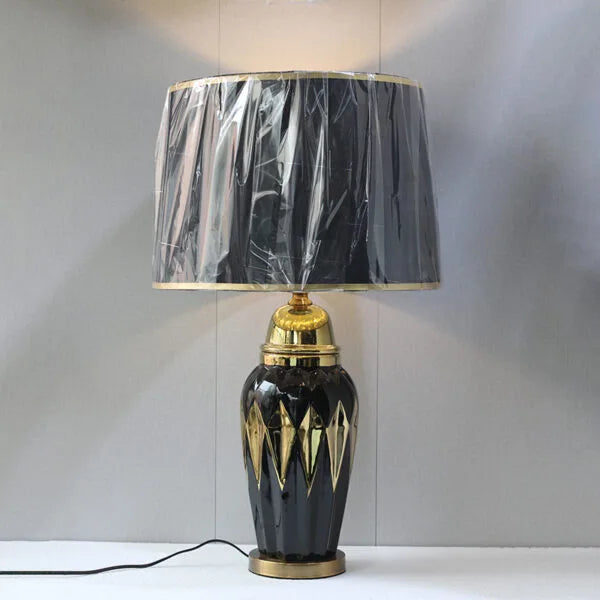 Ceramic Imported Model 991 Black Large Lounge Lamp (Pair) for bedrooms
