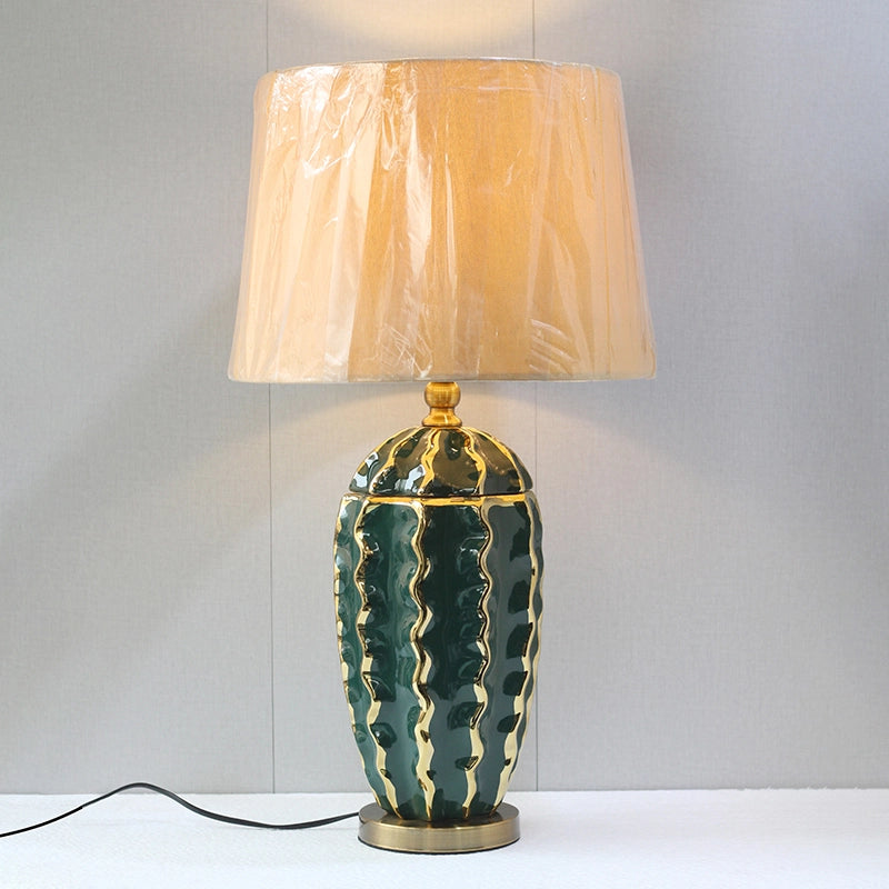 Ceramic Imported Model 914 Green Large Lounge Lamp (Pair) for bedrooms