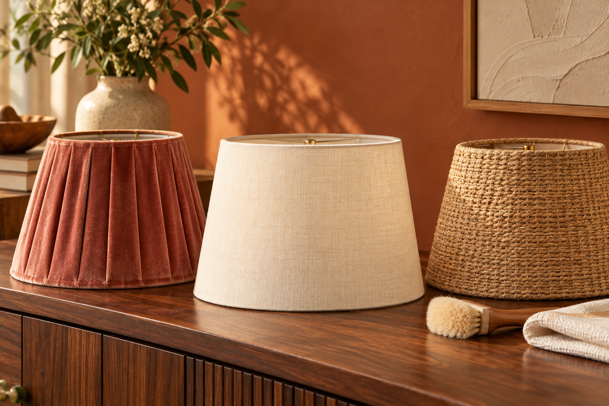 How to Clean and Care for Fabric Lamp Shades