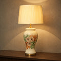 Ceramic HP Resaim Floral Lounge Lamps(Pair)