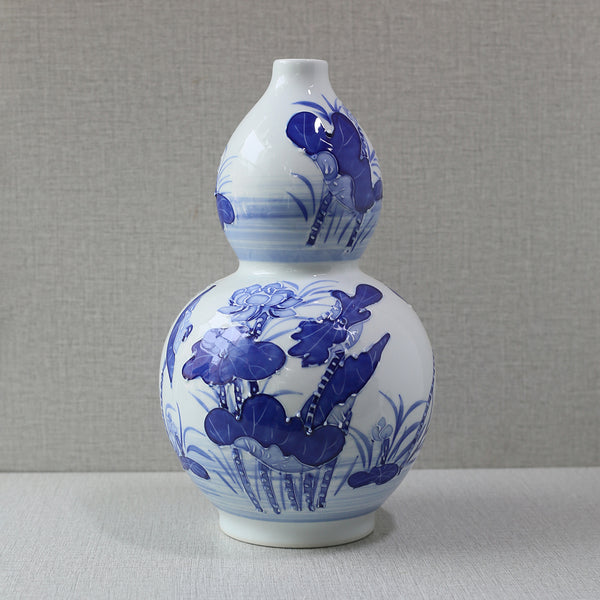 Bluepottry CC1374 Matt Double Bottle Vase (Each) Table Lamp for living rooms