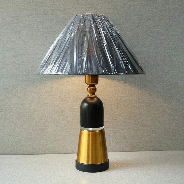 Metal 4243 Bk/Gb Table Lamps (Pair) for bedrooms