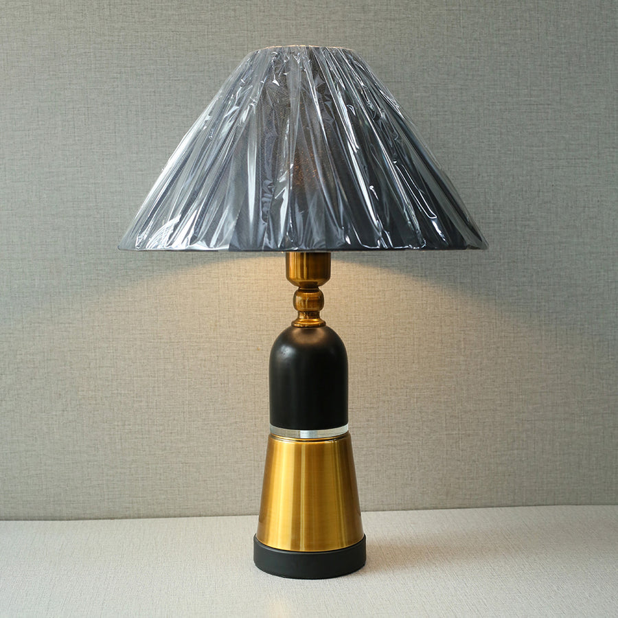 Metal 4243 Bk/Gb Table Lamps (Pair) for bedrooms