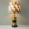 Metal 3536 Bk/Gb Table Lamps (Pair) for bedrooms