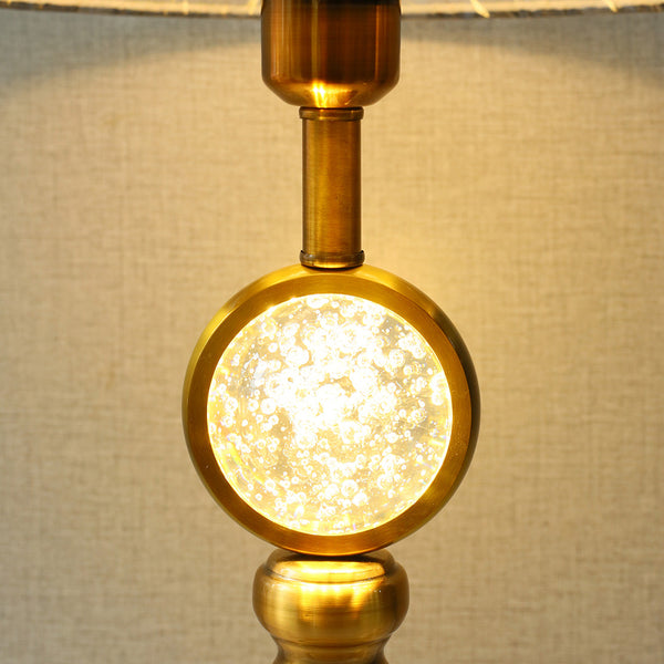 MTL 85/6001 Crystal Ball Table lamps (Pair) for bedrooms
