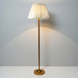 Metal Plain Golden Floor Lamp with Brass Plate (Each) for living rooms