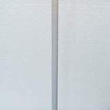 Metal Plain White Floor Lamp with Brass Plate (Each) for living rooms