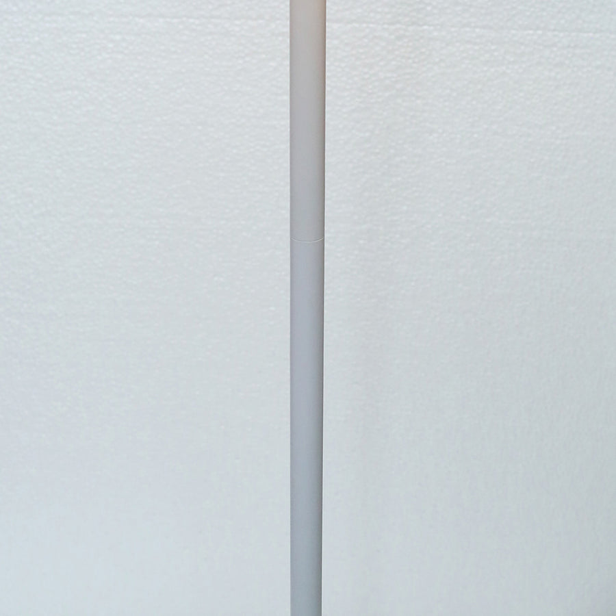 Metal Plain White Floor Lamp with Brass Plate (Each) for living rooms
