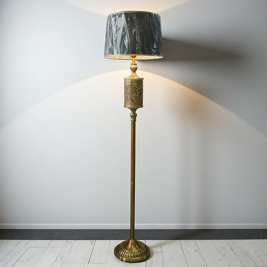 Metal Handcrafted Cylinder FLoor Lamp (Each) for living rooms