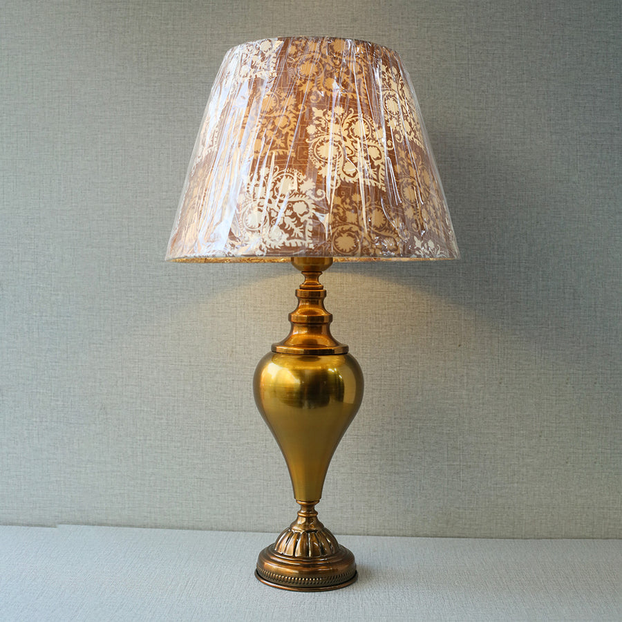 Metal QF GB Table Lamps with Printed Shades (Pair) for bedrooms