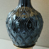 Black Glass Model H . 01 Table Lamp (Pair) for bedrooms