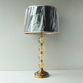 Four Crystal Ball Gold Brown Table lamps (Pair) for bedrooms