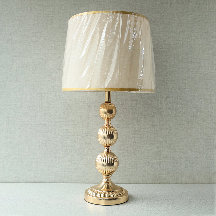 Metal 3 Balls French Gold Table Lamps(Pair) for bedrooms