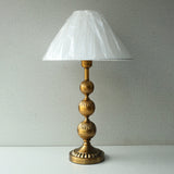 Metal 3 Balls Golden Brown Table Lamps(Pair) for bedrooms