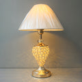 LED Beads Pear Shape French Gold Color Table Lamp (Pair) for bedrooms