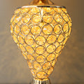 LED Beads Pear Shape French Gold Color Table Lamp (Pair) for bedrooms