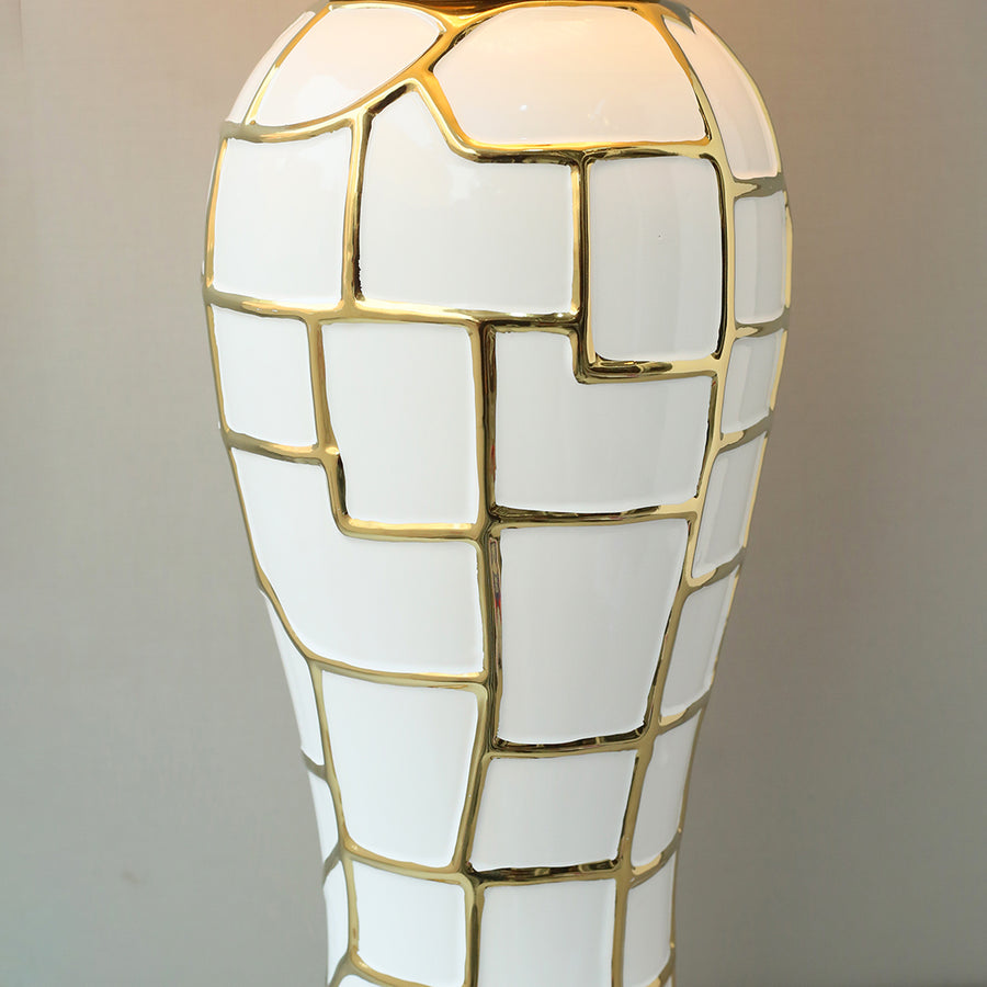 Ceramic Model 972 White Lounge Lamps (Pair) for bedrooms