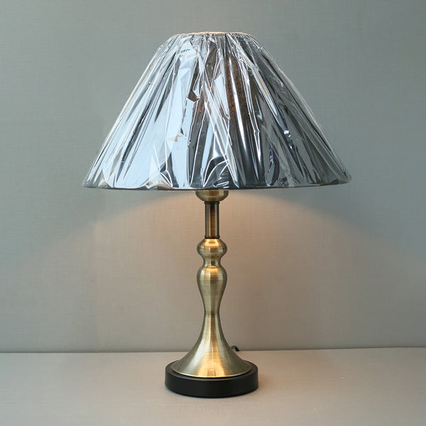 Metal Murli Antique Brass Color Table Lamps(Pair) for bedrooms