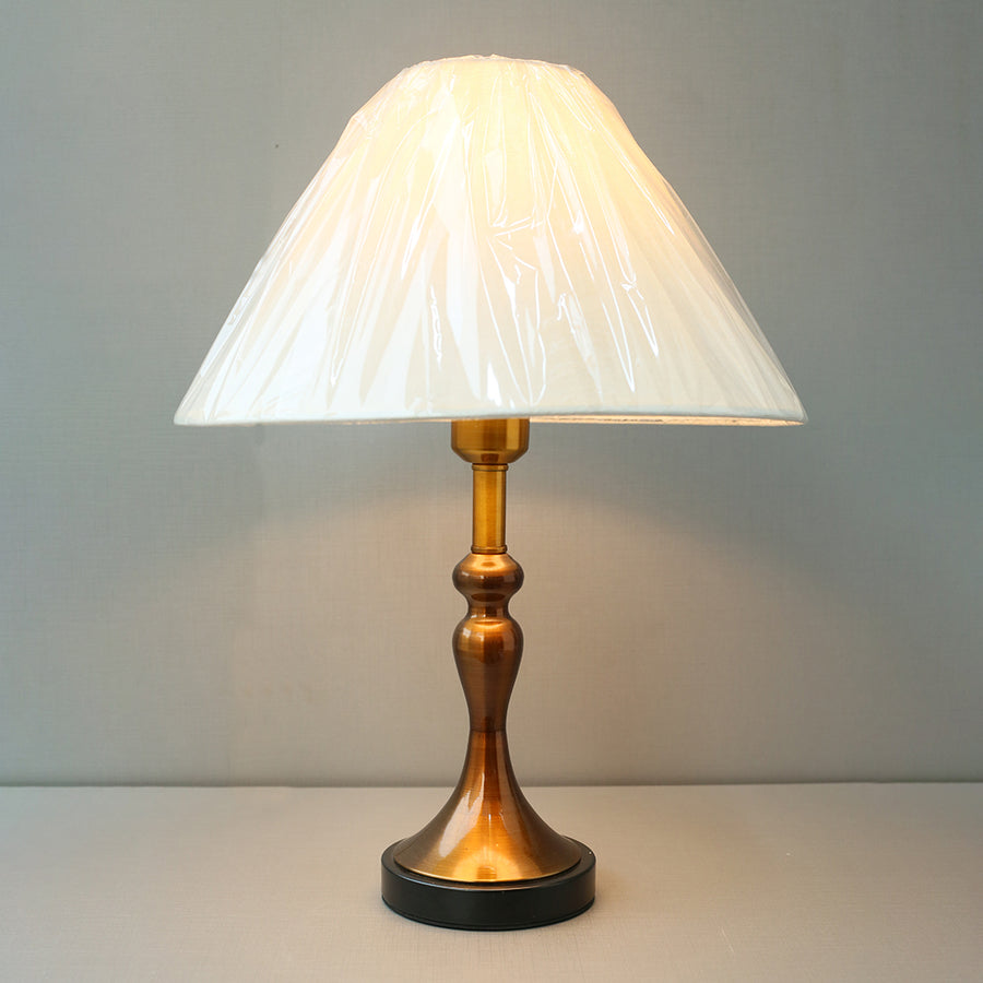 Metal Murli Golden Brown Color Table Lamps(Pair) for bedrooms
