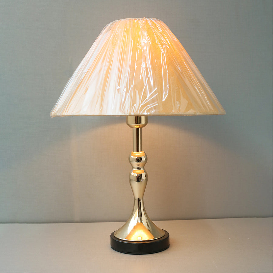 Metal Murli French Gold Color Table Lamps(Pair) for bedrooms