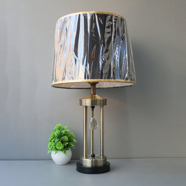 3 Metal Pipes 13×190 Antique Brass Table Lamp(Pair) for bedrooms