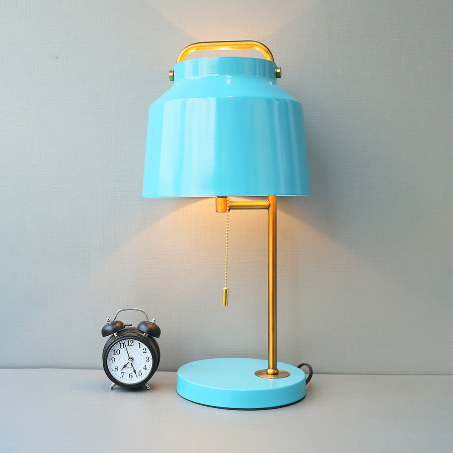 Lampara Pastle Blue Study Table Lamp (Each) for bedrooms