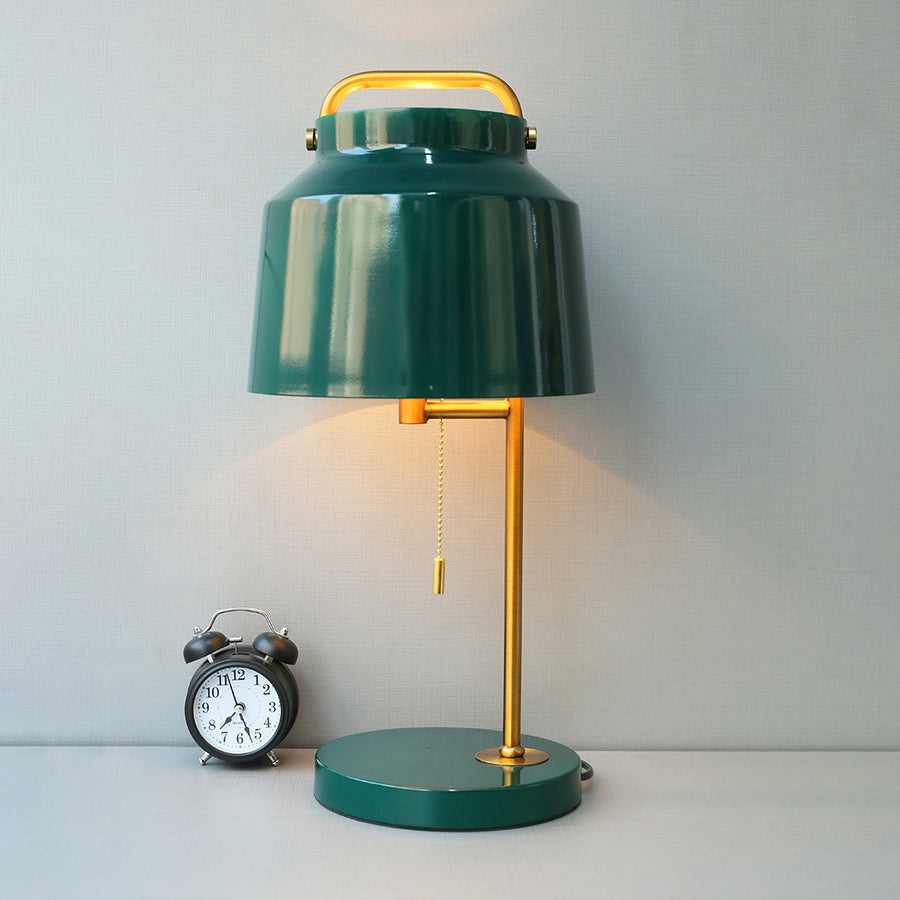 Lampara Bottle Green Study Table Lamp (Each) for bedrooms