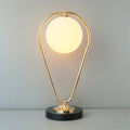 Metal Droplet Frosted Ball Table Lamp (Each) for bedrooms