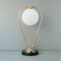 Metal Droplet Frosted Ball Table Lamp (Each) for bedrooms
