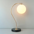 Metal Felton Frosted Ball Table Lamp (Each) for bedrooms