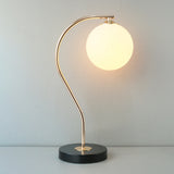 Metal Felton Frosted Ball Table Lamp (Each) for bedrooms