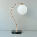 Metal Felton Frosted Ball Table Lamp (Each) for bedrooms