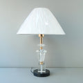Crystal Clear Box and Bell Table Lamps (Pair) for bedrooms