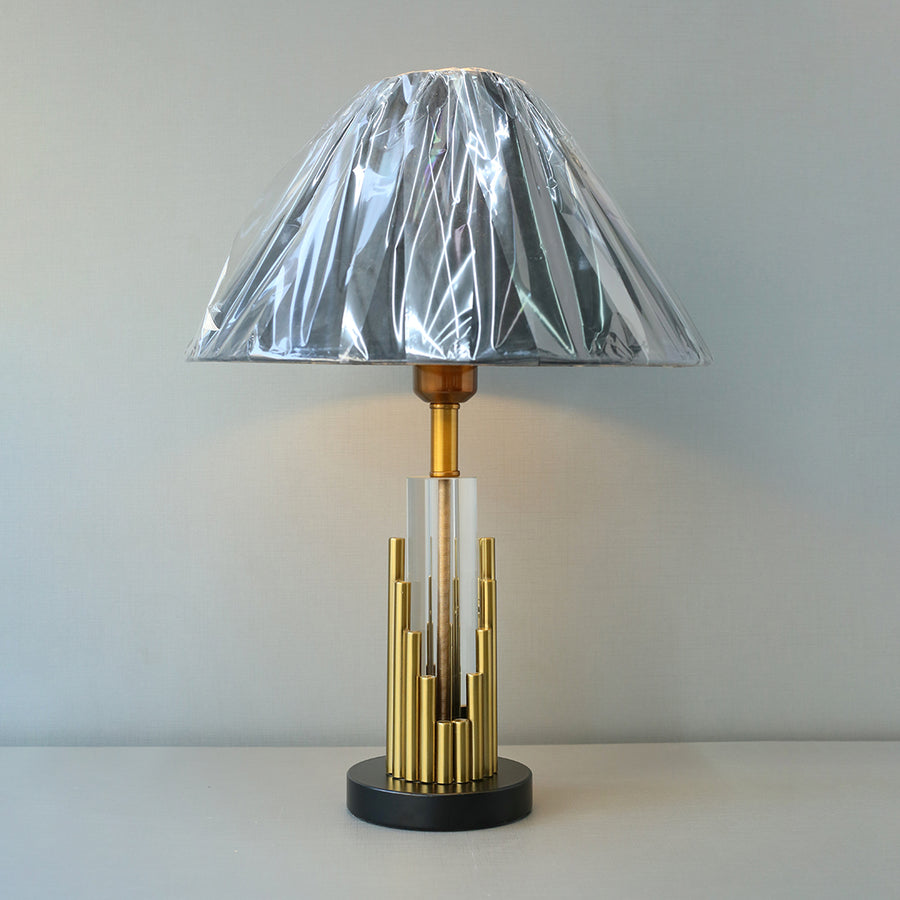 Metal Spikes and Crystal GB Table Lamps (Pair) for bedrooms