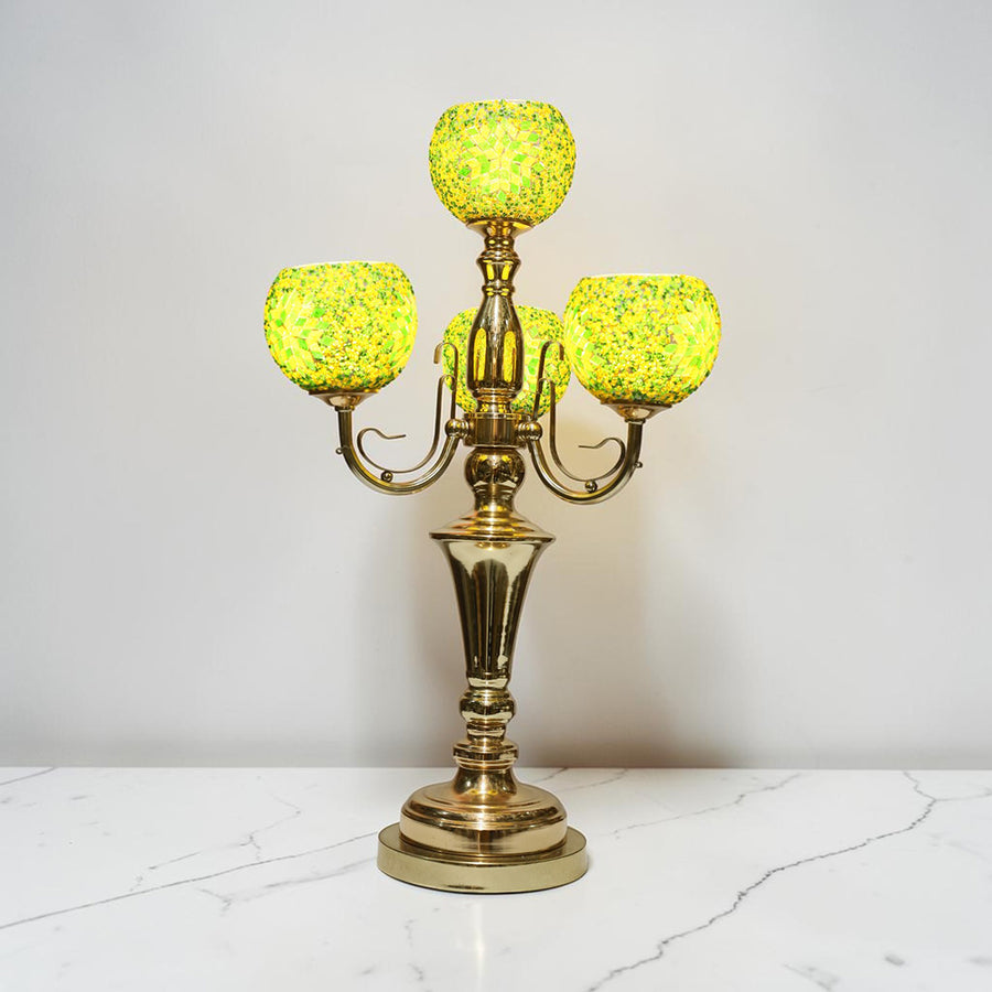 Turkish 4 Glass Electric Lounge Lamp (Each) for dining tables